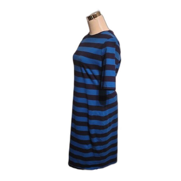 A New Day short sleeved Blue Black stripped dress | Size M - Picture 3 of 7